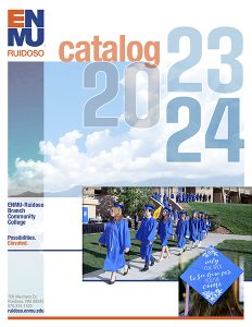 ENMU-Ruidoso 2023-24 catalog cover graphic