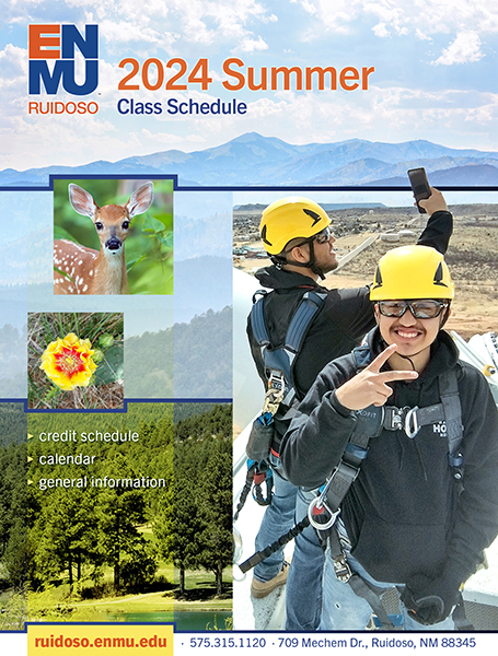 Summer Class Schedule 2024 cover graphic