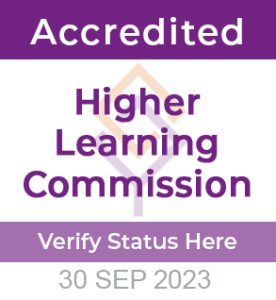 Higher Learning Commission "Accredited" logo