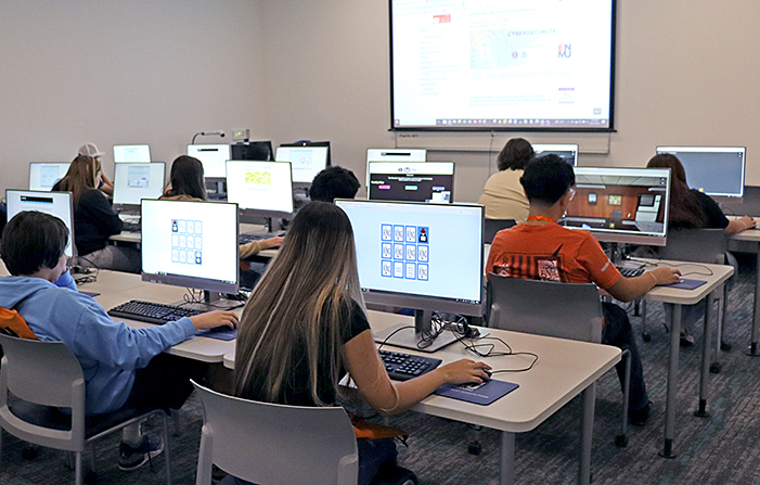 Photo of Students in Computer class