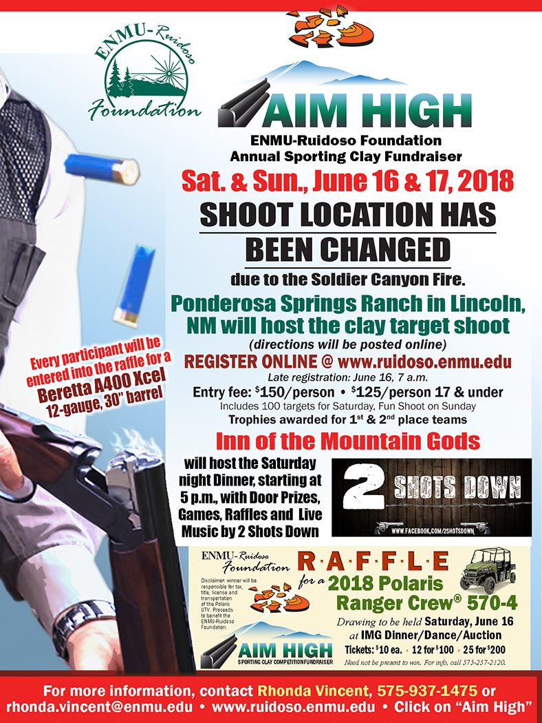 AimHigh 2018 flyer