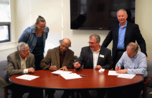 Signing of the pact