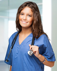 female nursing assistant