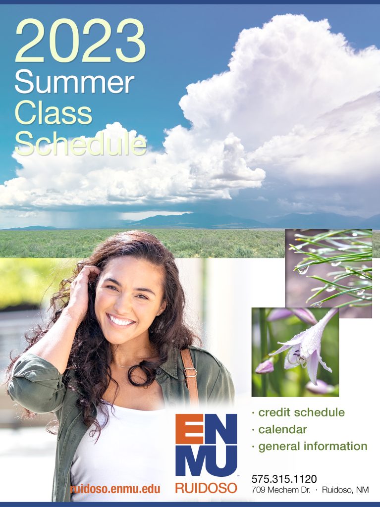 2023 Summer Class Schedule cover graphic