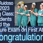 Nursing Students all pass Licensure Exam on first attempt graphic