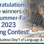 Graphic for 2023 Writing Contest Winners post