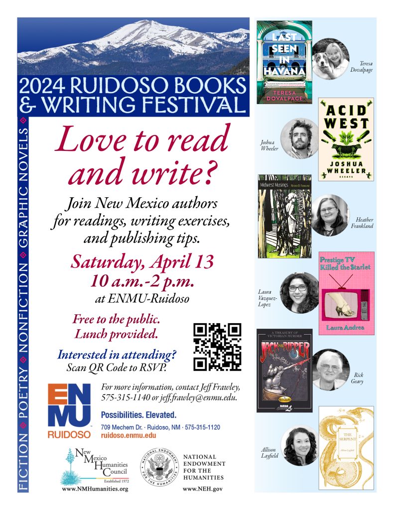 Books & Writing Festival flyer graphic