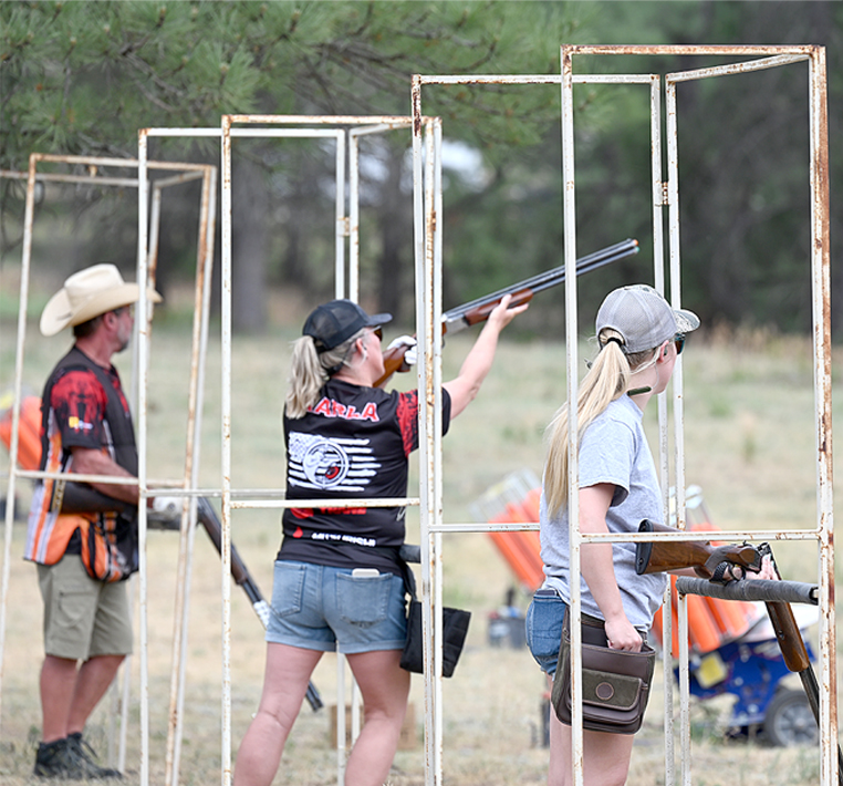 Photo of shooters from 2024 Aim High Fundraiser