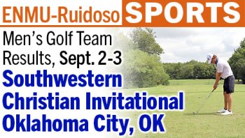 "Men’s Golf Team Results, Sept. 2-3 Southwestern Christian Invitational Oklahoma City, OK" graphic