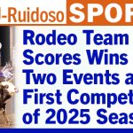 Sports: Rodeo Team scores wind in two events at first competition of 2025 season
