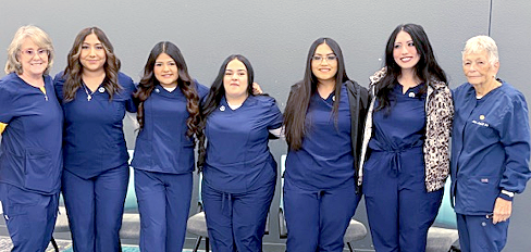 Photo of five CNA certificate grads with instructors, Jan. 10, 2026