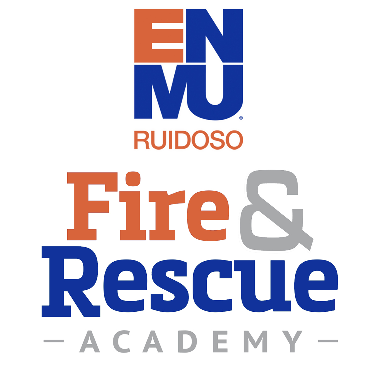 ENMU-Ruidoso logo and "Fire & Rescue Academy"