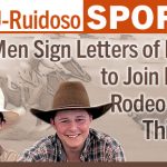 ENMU-Ruidoso Sports Two Men Sign Letters of Intent to Join Men's Rodeo Team This Fall