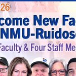 Fall 2026 Welcome New Faces to ENMU-Ruidoso! Three Faculty and Four Staff Members with cropped photos of faces, showing from nose up only