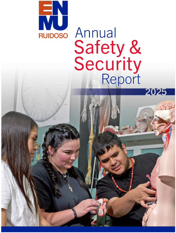 ENMU-Ruidoso 2025 Safety & Security Report cover graphic